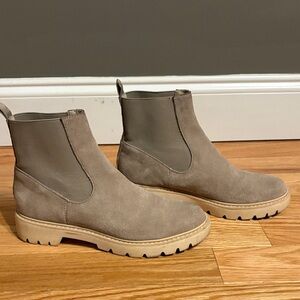 Dolce Vita Taupe Ankle Boots